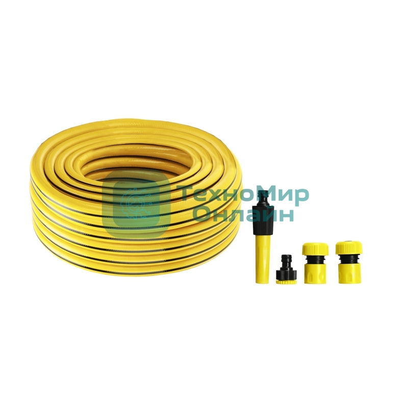 Комплект для полива Профи Плюс (шланг ПВХ 3-слойный армированный 3/4