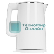 Чайник электрический Hyundai HYK-S5502 1 л, 1200 Вт, титан/титановый корпус: металл