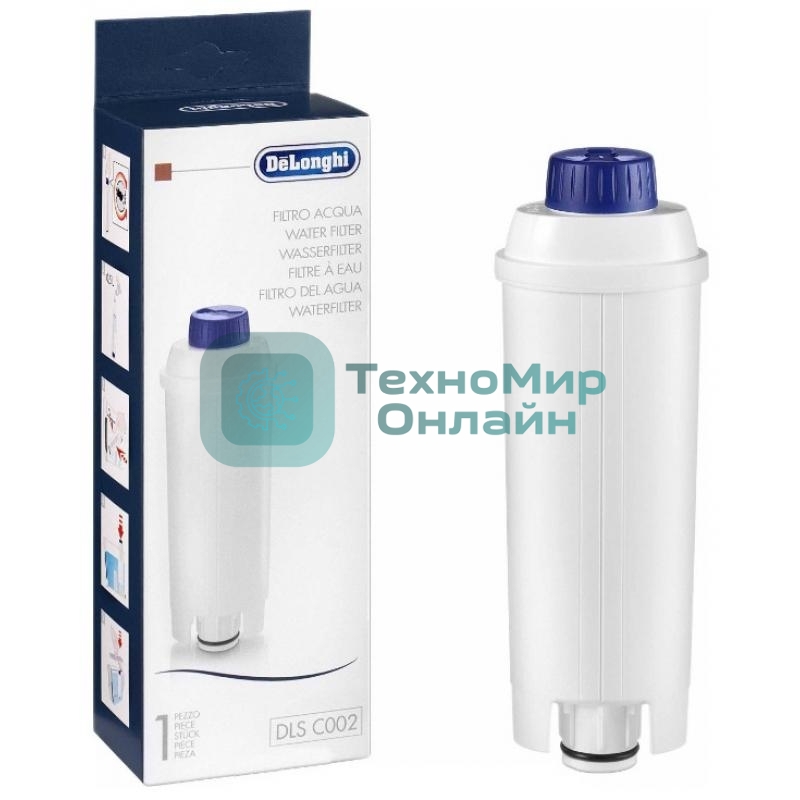 Картридж-фильтр DeLonghi DLSC002,для кофемашин 5513292811