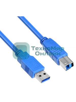 Кабель AM/BM USB3.0 1.8м Buro USB A (m)/USB B (m) USB 3.0