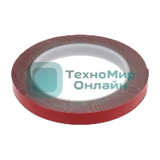 Двухсторонний скотч Rexant, серый, на HBA акриловой основе, 12 мм, ролик 5 м