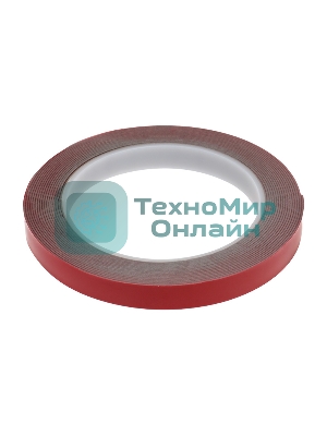 Двухсторонний скотч Rexant, серый, на HBA акриловой основе, 12 мм, ролик 5 м