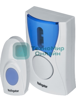 Звонок дверной беспроводной Navigator NDB-A-DC02-1V1-WH
