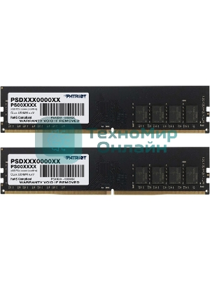 Оперативная память Patriot Signature, DDR4, 16GB (2x8 GB), 3200 MHz, CL22, DIMM