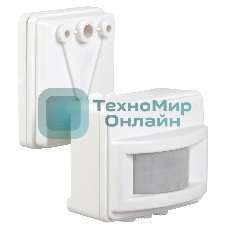 Датчик движения IEK LDD13-019-1100-001 ДД 019 белый, макс. нагрузка 1100Вт, угол обзора 120град., дальность 12м, IP44