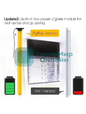 Привод MOES Motor ZC-AM25, Zigbee, DC 5В, 1600 мА