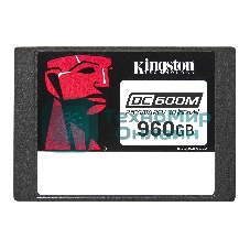 Накопитель SSD Kingston DC600M, 960 Gb, SATA III, R/W 560/530 МБ/с