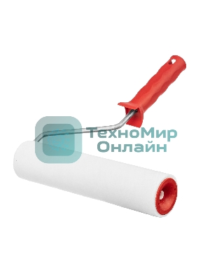 Валик в сборе Matrix велюр, 250 мм, ворс 4 мм, D 48 мм, D ручки 8 мм