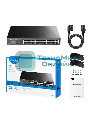 Коммутатор Cudy GS1024 (L2) 24x1 Гбит/с неуправляемый