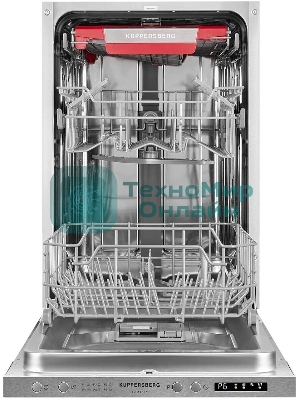 Встраиваемая посудомоечная машина Kuppersberg GLM 4537, серебристый, 44.8 см, 10 компл., 49 дБ, класс A++