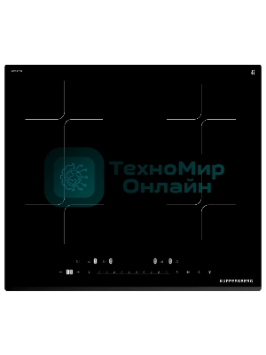 Варочная поверхность Kuppersberg/Варочная поверхность Kuppersberg, индукция, High-Tech, 9 уровней мощности, inverter, таймер, пауза, Booster, автоматическое отключение, Flexi-zone, слайдерное управление, поддержание тепла, черный
