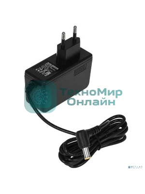 Блок питания Gembird NPA-AC35, 19В/1.3А, 25Вт, 1 штекер 6.5х4.4мм для мониторов LG, черный