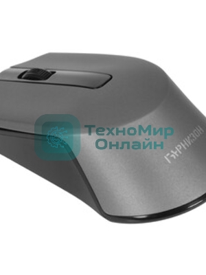 Мышь беспроводная Гарнизон GMW-475 серый, 1000 dpi, радиоканал, USB, кнопки - 3