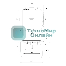 Розетка HDMI (черный матовый)