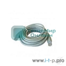 Коммутационный шнур Комм шнур, UTP, кат 5e, 50m с RJ45 серый