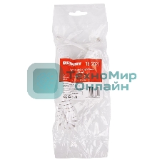 Кабель Rexant витой трубочный 2М телефонный белый