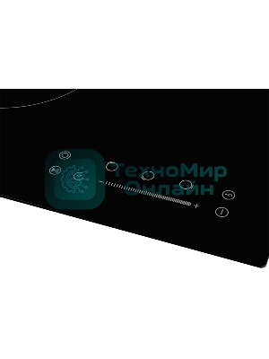 Электрическая варочная панель Kuppersberg ECS 402/ширина 45 см, 3 зоны ускоренного нагрева HI-Light, 1 зона с двойным расширением, сенсорное управление+слайдер, 4 цифровых дисплея, 9 уровней мощности, автоотключение, защита от перелива, защита от детей, индикаторы остаточного тепла, таймер, Stop & Go, черный/прямой край