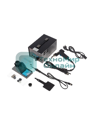 Паяльная станция (паяльник + демонт. паяльник) Rexant R048, цифровая, 200-480°C, LED дисплей