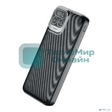 Портативный аккумулятор Perfeo Powerbank Atomic Age 10000 mAh/LED дисплей/PD + QC 3.0/Type-C/2 USB/Выход: 5A, max 22.5Wчерный (PF_E1474)