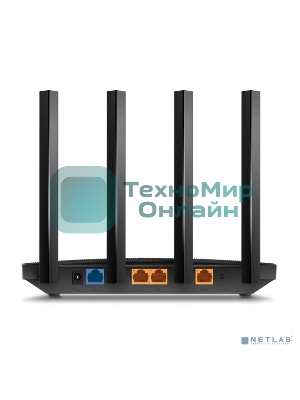 Роутер TP-Link AX1500 Dual-Band Wi-Fi 6 RouterSPEED: 300 Mbps at 2.4 GHz + 1201Mbps at 5 GHzSPEC: 4× Antennas, 1GHz Dual Core CPU, 1× Gigabit WAN Port + 3× Gigabit LAN Ports, 1024-QAM, OFDMAFEATURE: Tether App, WPA3, Access Point Mode, IPv6 Supported, IPTV, Bea