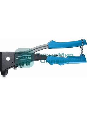 Заклепочник литой усиленный Gross 40403 заклепки 2,4-4,8 мм