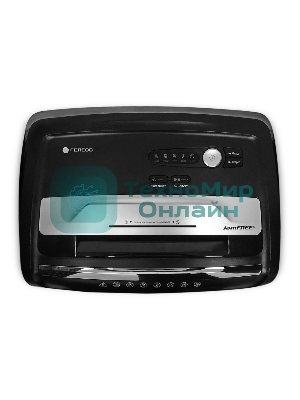 Шредер ГЕЛЕОС УМ35-4 (DIN P-4) фрагмент 3,9x30мм, 26 листов (70гр./м²), 35 литров, Уничт.скобы,скрепки,пл.карты,CD. TouchGuard.JamFree.ECO