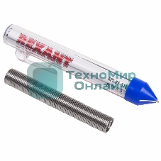 Припой с канифолью Rexant 20гр. d=1.0мм (Sn60 Pb40 Flux 2.2%)
