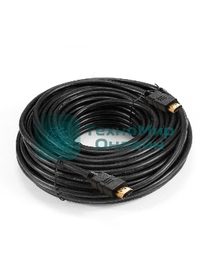 Кабель HDMI ExeGate EX-CC-HDMI-20.0F (19M/19M, 20м, v1.4b, ферритовые кольца, позолоченные контакты)