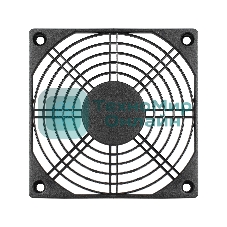 Решетка для вентилятора 120x120 ExeGate EG-120PSB (120x120 мм, пластиковая, квадратная, черная)