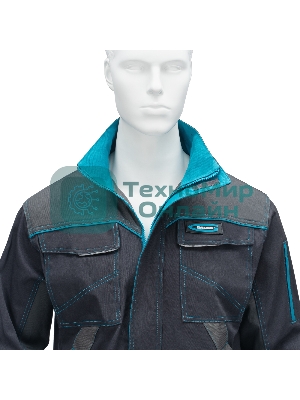 Куртка профессиональная рабочая, 97% хлопок 3% спандекс, XXXL Gross