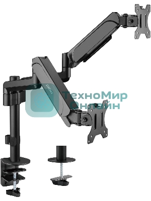 Кронштейн для мониторов ЖК Digma D-MM202D черный 17
