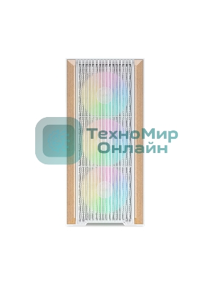 Компьютерный корпус без блока питания SAMA Z60 белый, Midi-Tower, TG, 4x140мм ARGb, 2xUSB 3.0 + 1xUSB 3.1 Type-C, E-ATX, ATX, mATX, mITX белый