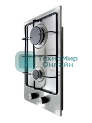 Газовая варочная панель LEX GVS 320 IX1000/3000Вт 2конфорки нерж.сталь