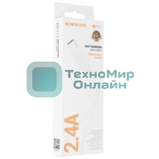 Кабель BOROFONE (6941991115066) BX111m для micro USB, 1 м, Black