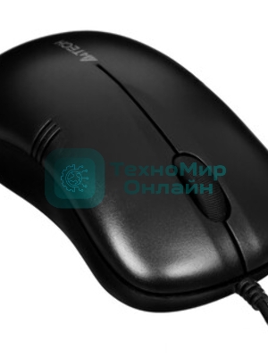 Мышь проводная A4Tech OP-560NUS черный, 1200 dpi, USB, кнопки - 3