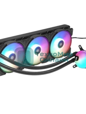 Система жидкостного охлаждения для ПК/Water Cooling System Fractal Design Lumen S36 V2 RGB (200W, 360mm, Black, ARGB/Fans: 3x120mm, 56CFM, 33.2dBA, 2000RPM/Pump height 67mm, 22dBA, 4000RPM, Rad thickness 27mm/S: 1851, 1700, 1200, 115X, 2011, 2066, AM5, AM4)