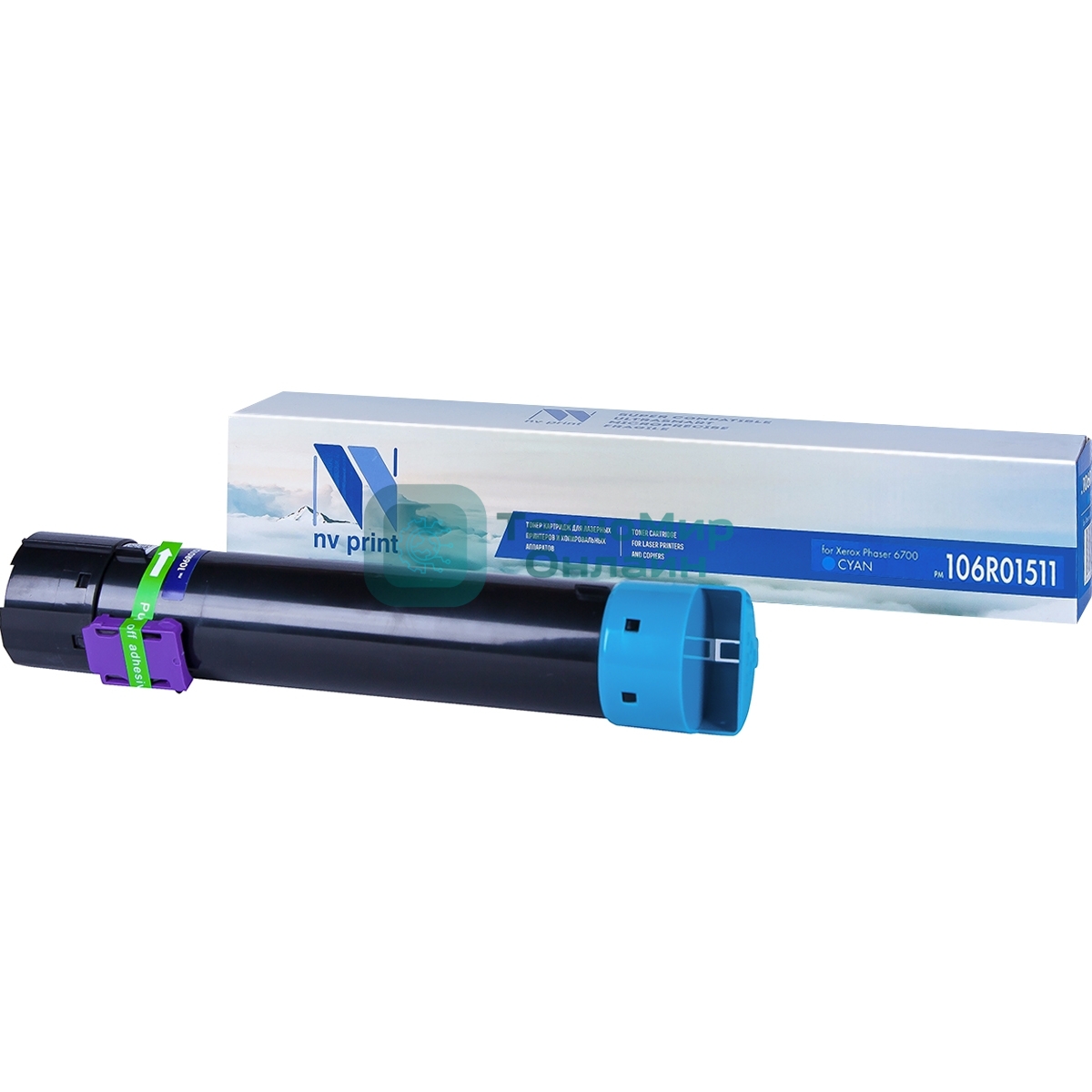Картридж NVPrint совместимый Xerox 106R01511 Cyan для Phaser 6700 (5000k)