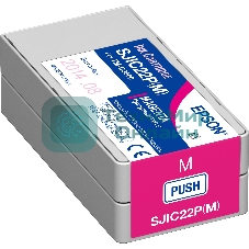 Картридж струйный SJIC22P(M): INK CARTRIDGE FOR TM-C3500 пурпурный