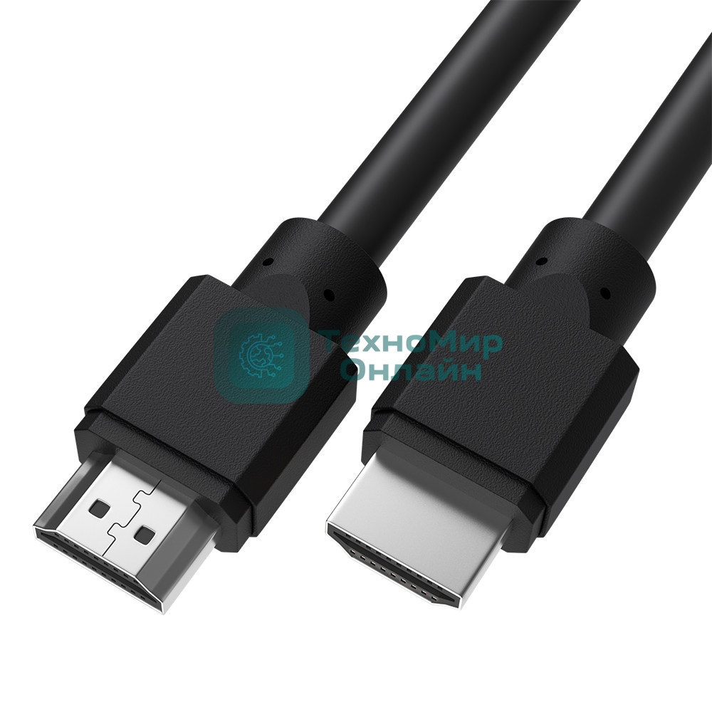 Кабель 0.5m HDMI 1.4, 30/30 AWG, FullHD, Ethernet 10.2 Гбит/с, 3D, экранКабель 0.5m HDMI 1.4, 30/30 AWG, FullHD, Ethernet 10.2 Гбит/с, 3D, экран