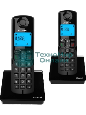 Радиотелефон ALCATEL S230 DUO RU черный