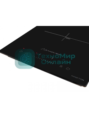 Индукционная варочная панель стеклокерамическая, Ширина: 30 см, Стекло: ILVA, 2 конфорки индукционного нагрева: диаметром?,160 мм1200/1500 Вт, диаметром?, 180 мм 1800/2100 Вт