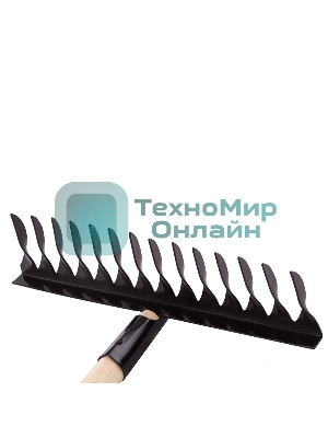 Грабли Сибртех 14-зубые, 350 мм, с черенком, витые