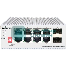 Коммутатор ORIGO Unmanaged Industrial Switch 8x1000Base-T, 2x1000Base-X SFP, Surge 4KV, -40 to 75°C