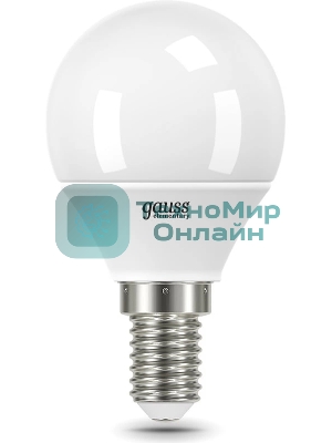 Лампа светодиодная LED Gauss Elementary Шар 12W 920lm E14 4100K