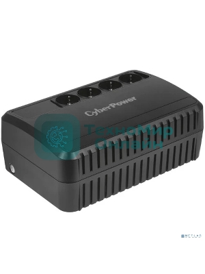Источник бесперебойного питания CyberPower BU850E NEW ИБП Line-Interactive, 850VA/425W, 4 EURO), 12В/7,2 А·ч х 1