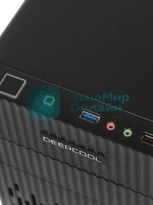 Компьютерный корпус MiniTower Deepcool MATREXX 30 SI черный mATX без БП (DP-MATX-MATREXX30-SI)
