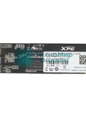 Накопитель SSD XPG SX8200 Pro, 512 Gb, PCIe 3.0 x4, M.2 2280, NVMe, R/W 3350/2350, с радиатором
