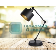 Настольная лампа в стиле лофт TR8153 BK черный E27 max 40W