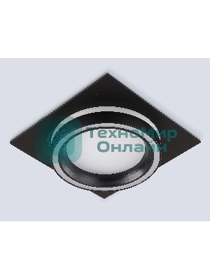 Светильник встраиваемый TU5230 BK черный IP20 GX70 D150*150*52