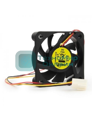 Вентилятор для корпуса Gembird черный, 50 мм, 5000 об/мин, 25 дБ, 3 pin